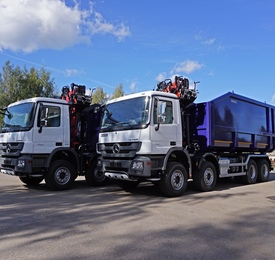 Ломовозы Mercedes-Benz Actros 8x4